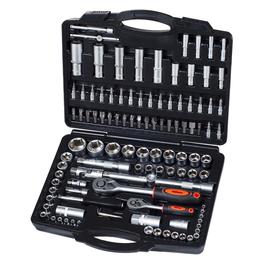 

Набор инструментов AV Steel AV-011110, 1/4",1/2", 110 предметов