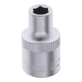 

Головка торцевая AV Steel AV-520008, 1/2", шестигранная, 8 мм