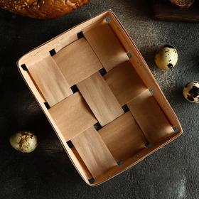 

Корзинка из шпона, 170х130х30 мм