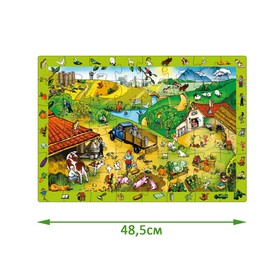 

Пазл «Один день на ферме», 50×35 см, 48 деталей