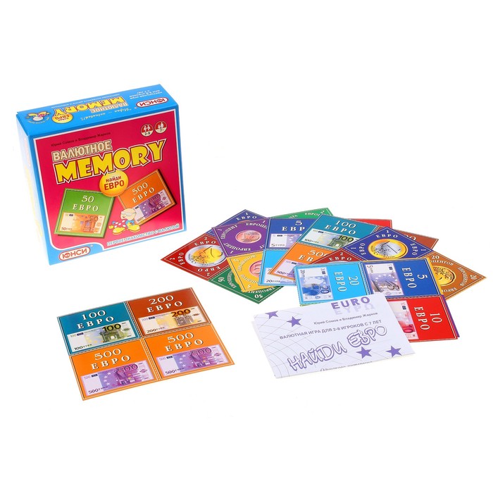 Настольная игра "Найди евро"