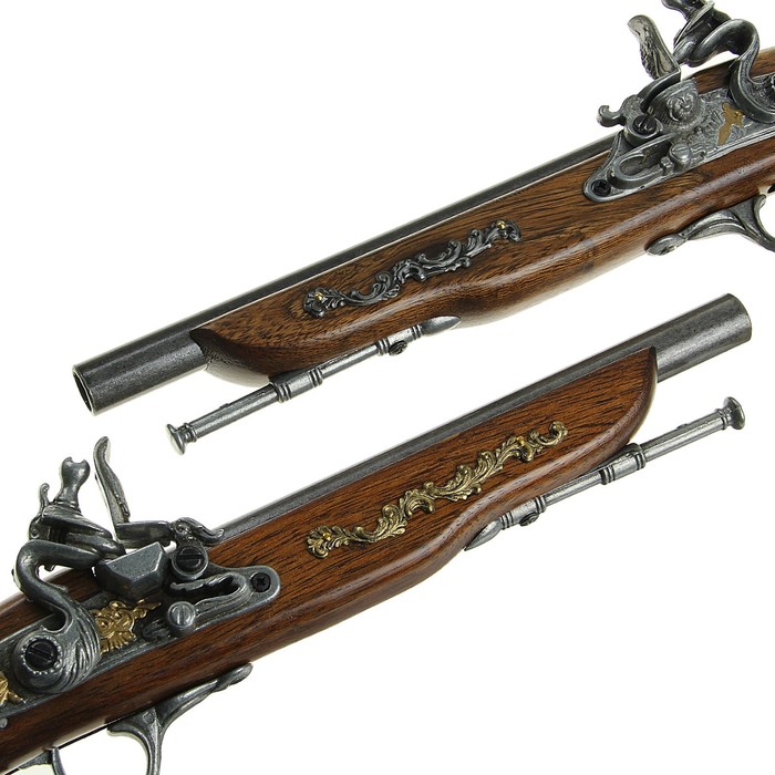 Макет 2-х пистолей на панели Horse