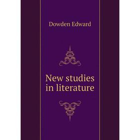 

Книга New studies in literature