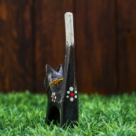 

Подставка для колец "Котик в цветочках/полоску" ) 10 см. МИКС