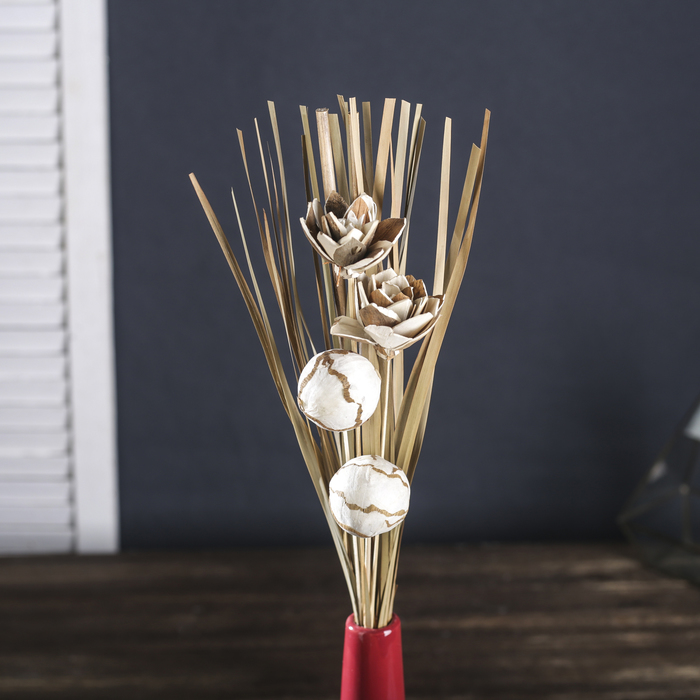 Сухоцветы "Венец", белая