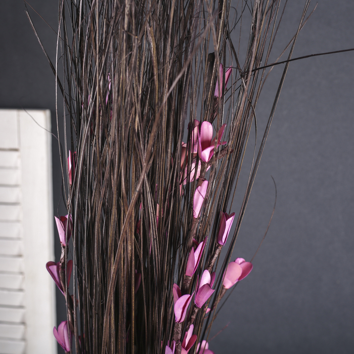 Сухоцветы "Порхание", фиолетовая