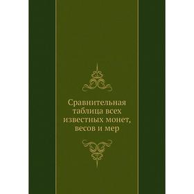 

Сравнительная таблица всех известных монет, весов и мер. Ф. Массальский