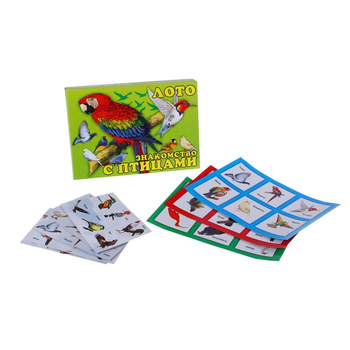 Лото "Знакомство с птицами"