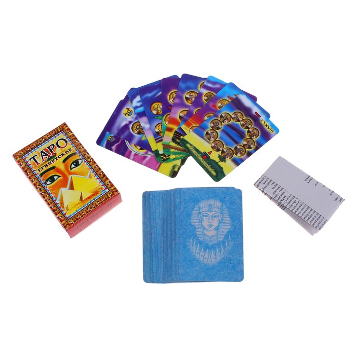 карты "Таро Египетское" гадальные 78 листов 6х9