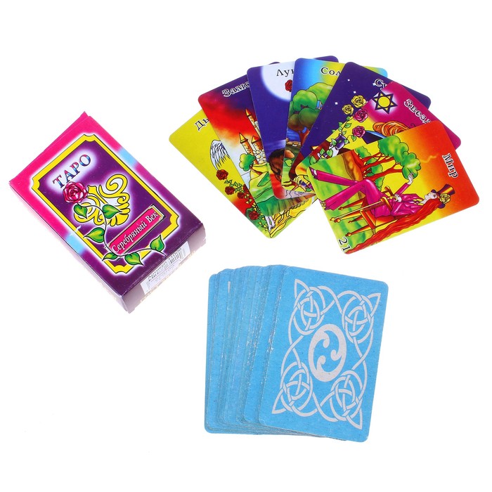 карты "Таро серебренный век" гадальные 78 листов 6х9