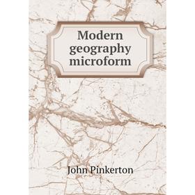 

Книга Modern geography microform