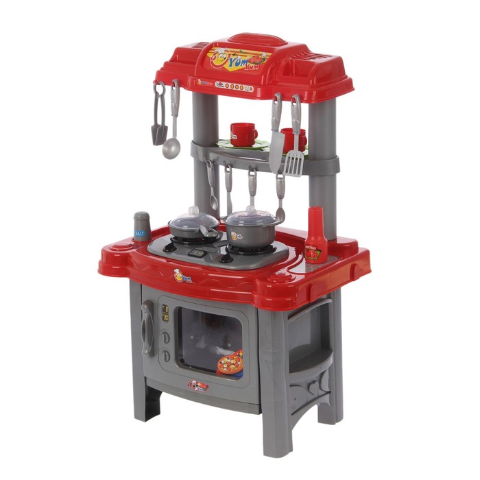 Игровой модуль «Кухня хозяйки» с аксессуарами, световые и звуковые эффекты, высота 69 см, МИКС