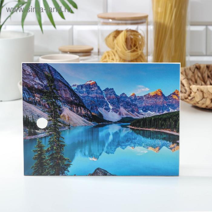 фото Доска разделочная «горы», 18,5×25 см виктория