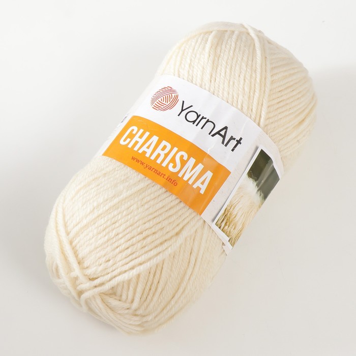 

Пряжа "Charisma" 80% шерсть, 20% акрил 200м/100гр (502 суровый)