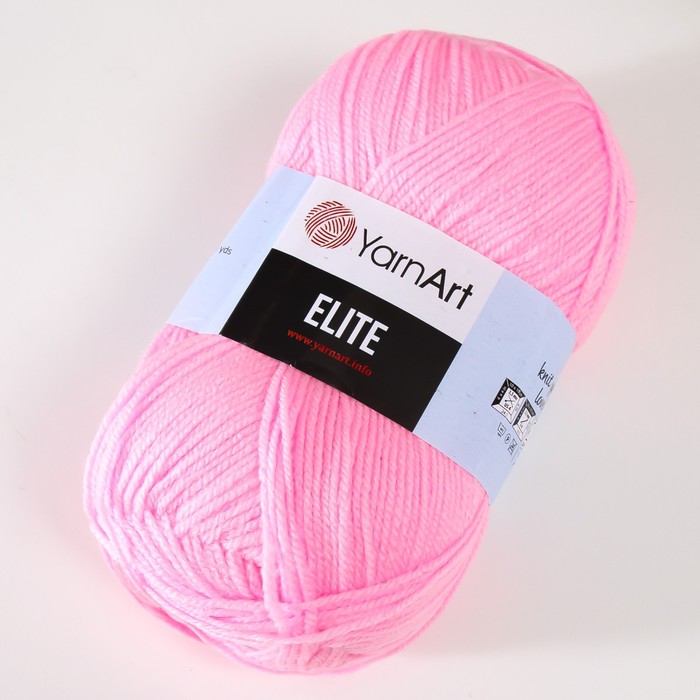 

Пряжа "Elite" 100% акрил 300м/100гр (20 розовый)