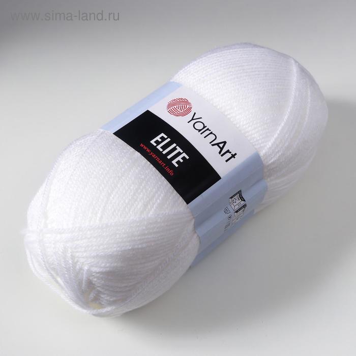 

Пряжа "Elite" 100% акрил 300м/100гр (150 белый)