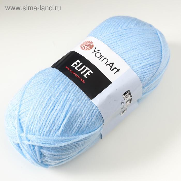 

Пряжа "Elite" 100% акрил 300м/100гр (215 голубой)