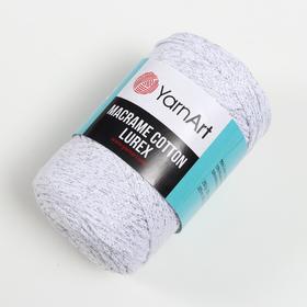 

Пряжа "Macrame cotton lurex" 75%хлопок, 13%полиэст., 12%металлик 205м/250гр (720)