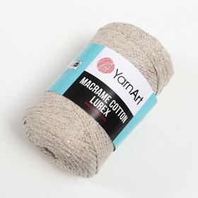 

Пряжа "Macrame cotton lurex" 75%хлопок, 13%полиэст., 12%металлик 205м/250гр (725)