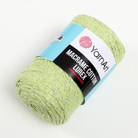 

Пряжа "Macrame cotton lurex" 75%хлопок, 13%полиэст., 12%металлик 205м/250гр (726)