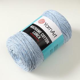 

Пряжа "Macrame cotton lurex" 75%хлопок, 13%полиэст., 12%металлик 205м/250гр (729)