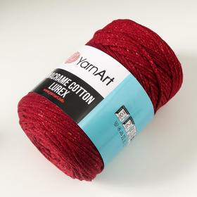 

Пряжа "Macrame cotton lurex" 75%хлопок, 13%полиэст., 12%металлик 205м/250гр (739)