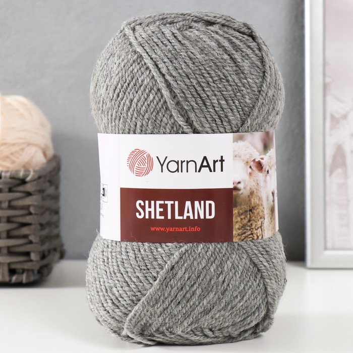 

Пряжа "Shetland" 30% шерсть верджин, 70% акрил 220м/100гр (530 св.моренго)