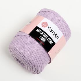 

Пряжа "Macrame Cord" 60% хлопок, 40% вискоза/полиэстер 5 мм 85м/500гр (765 астра)