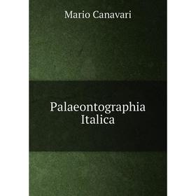 

Книга Palaeontographia Italica