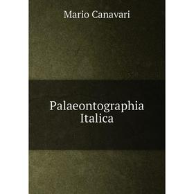 

Книга Palaeontographia Italica