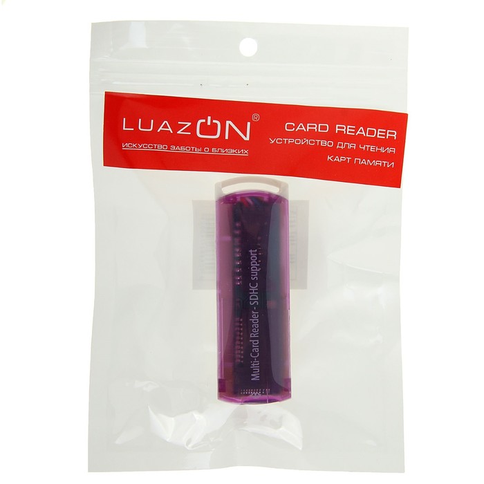 Картридер USB универсальный для карт памяти SD/CF/M2, МИКС