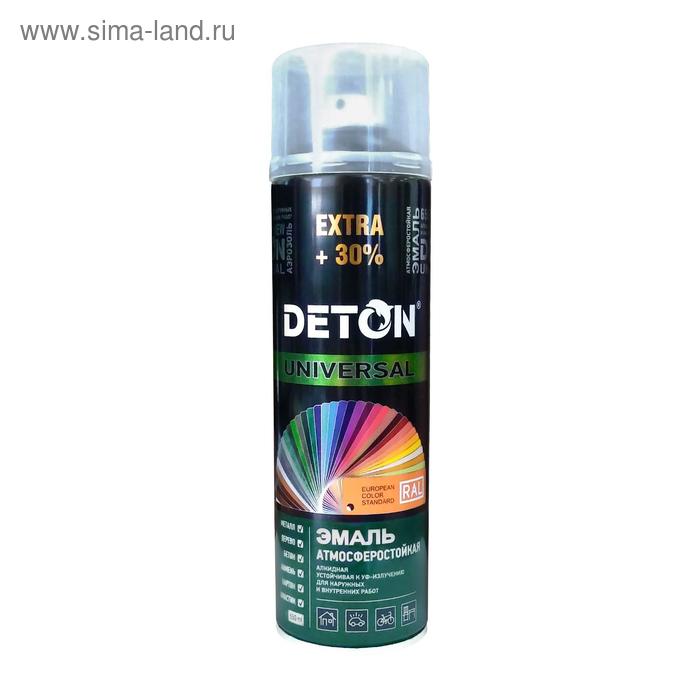 

Эмаль алкидная DETON UNIVERSAL черная глянцевая RAL 9017 аэрозоль 650мл
