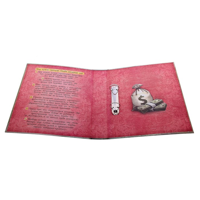 Папка на 2 кольцах "Мои наполеоновские планы", А4