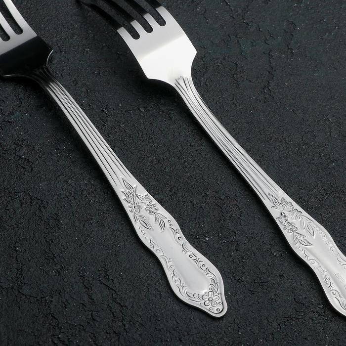 Вилка столовая 19 см "Славяна", толщина 1,2 мм