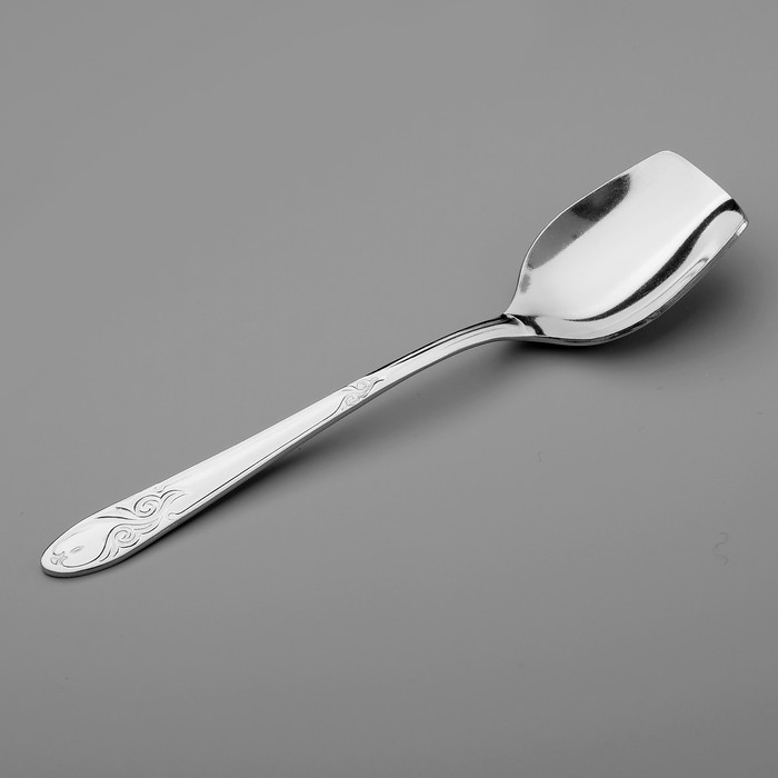 Ложка для сахара 14,5 см "Узоры", толщина 1,8 мм