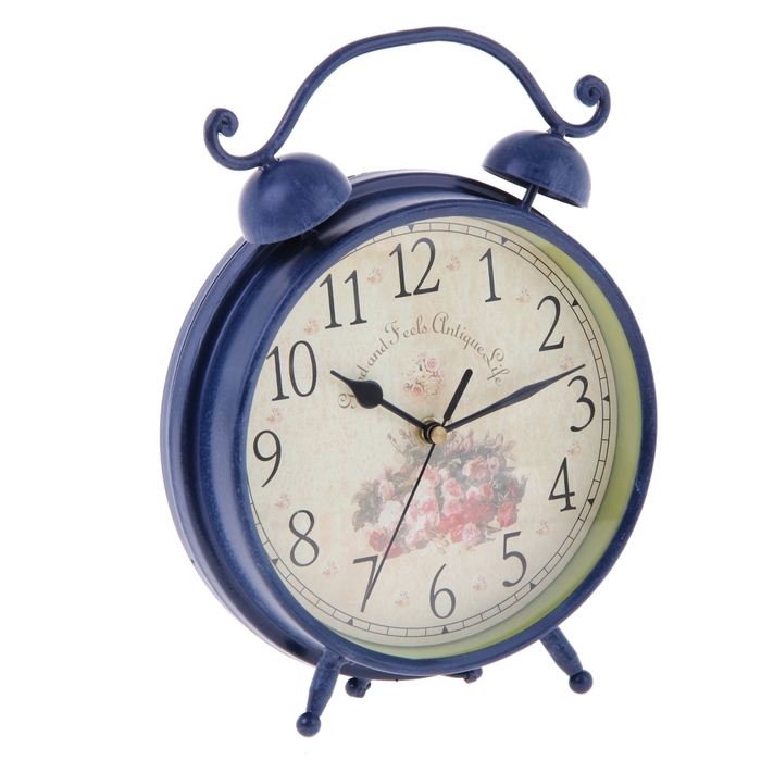 Часы настольные "Букет цветов"