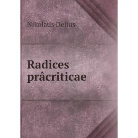 

Книга Radices prâcriticae. Nikolaus Delius