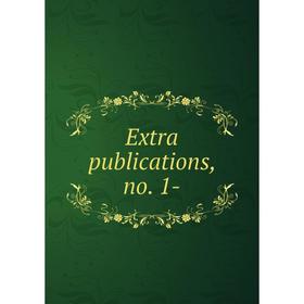 

Книга Extra publications, no. 1-