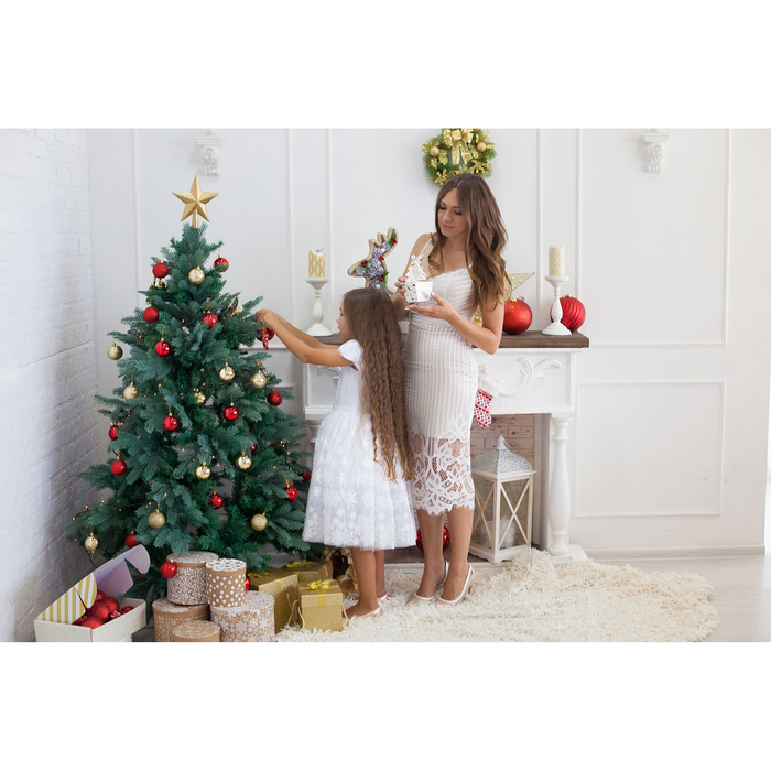 НИТЬ, 7 м, Н.Т. 180 ламп, 220V, 8 режимов, ЖЕЛТЫЙ