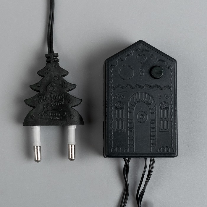 НИТЬ, 7 м, Н.Т. 180 ламп, 220V, 8 режимов, ЖЕЛТЫЙ