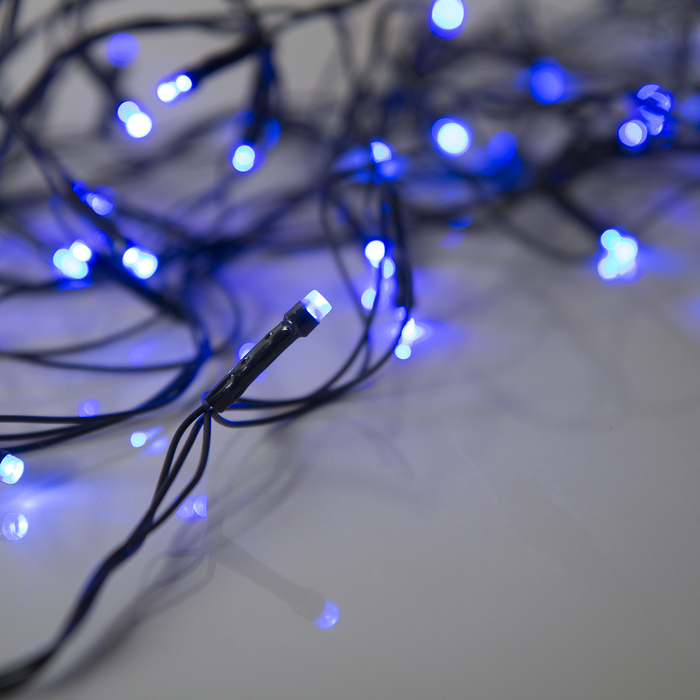 Гирлянда "Метраж" 5.2 м, Н.Т. LED-50-220V, контр. 8 р. СИНИЙ
