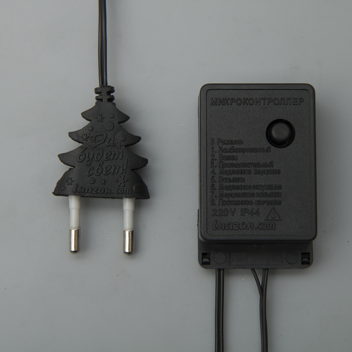 Гирлянда "Метраж" 5.2 м, Н.Т. LED-50-220V, контр. 8 р. СИНИЙ