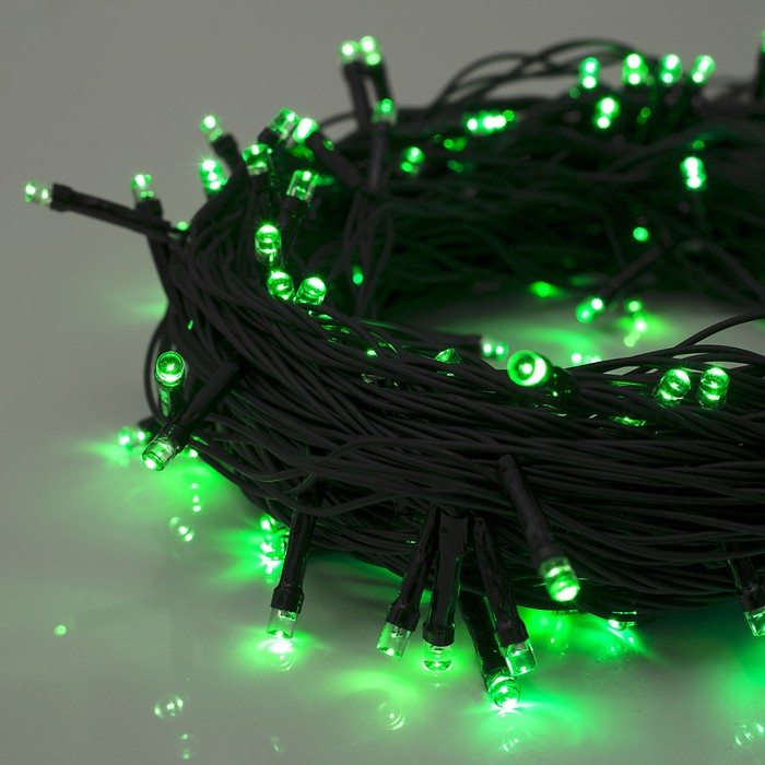 Гирлянда "Метраж" 13 м, Н.Т. LED-150-220V, контр. 8 р. ЗЕЛЕНЫЙ