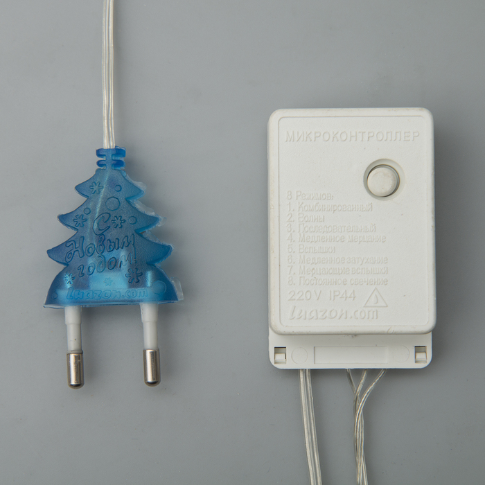 Гирлянда "Метраж" 5.2 м, Н.С. LED-50-220V, контр. 8 р. СИНИЙ