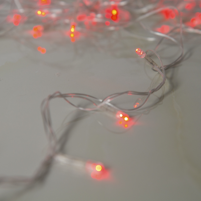 Гирлянда "Метраж" 5.2 м, Н.С. LED-50-220V, контр. 8 р. КРАСНЫЙ