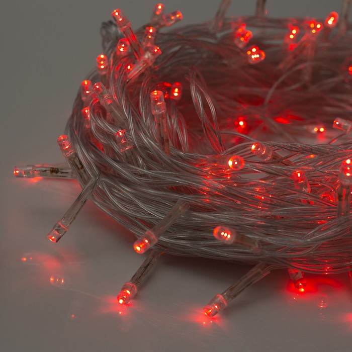 Гирлянда "Метраж" 13 м, Н.С. LED-150-220V, контр. 8 р. КРАСНЫЙ