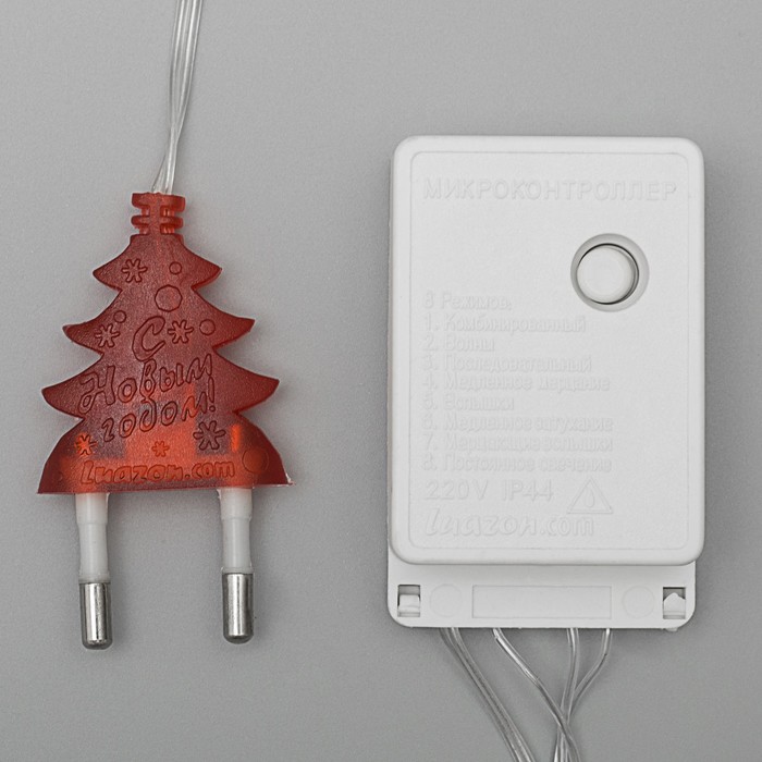 Гирлянда "Метраж" 13 м, Н.С. LED-150-220V, контр. 8 р. КРАСНЫЙ