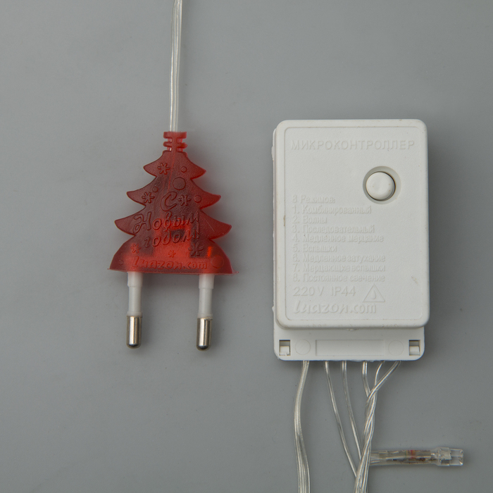 Гирлянда "Метраж" 13 м, Н.С. LED-150-220V, контр. 8 р. КРАСНЫЙ