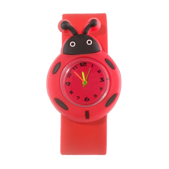 Часы наручные детские Божья коровка, d-4 см, LR66 (AG4, 377) часы наручные детские божья коровка 4 х 4 см