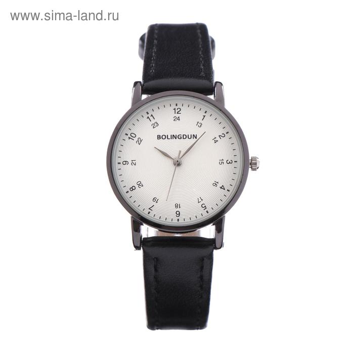 

Часы наручные женские Bolingdun 5151, d=3 см, экокожа, чёрные